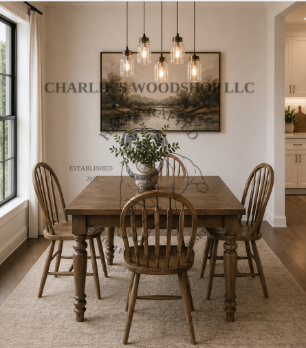 The Square Cape Fear Farm Table