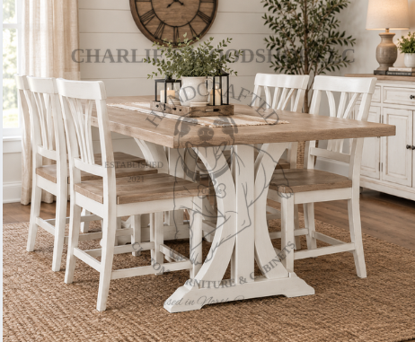 The Crescent Farm Table