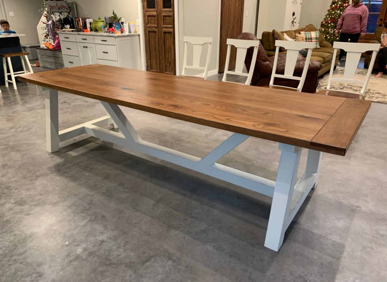 The Charlotte Trestle Farm Table