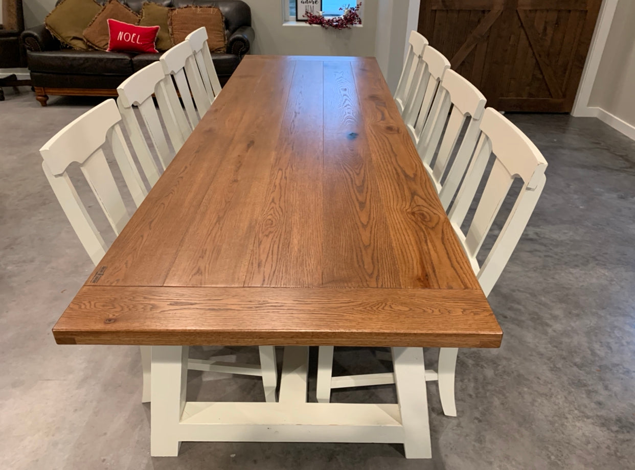 The Charlotte Trestle Farm Table