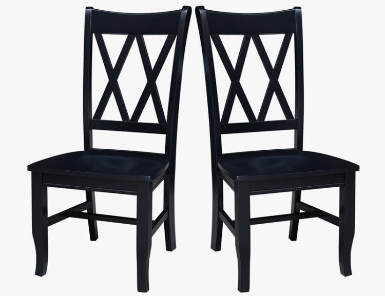 Double X-back Essential Dining Chair